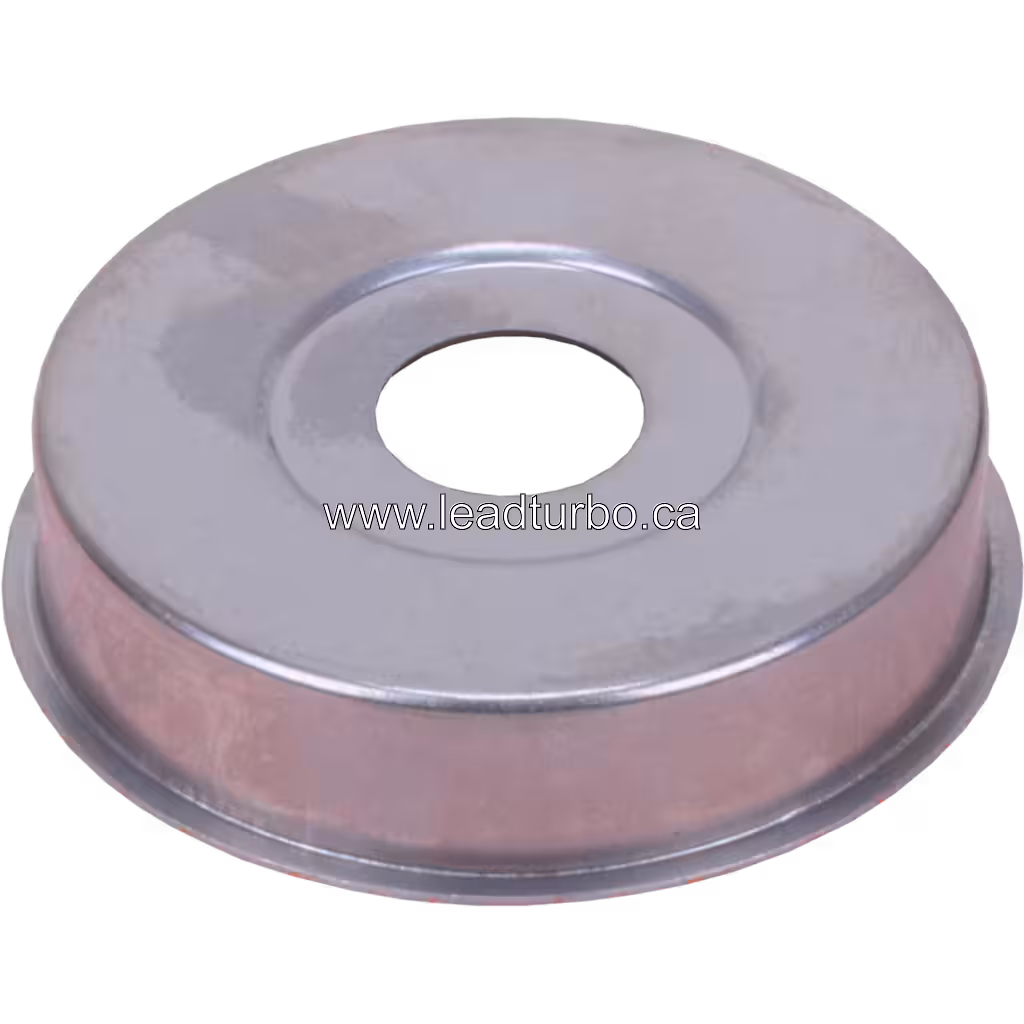 Top view of FOR 4046100 HS HX40W heat shield, circular metal disc with central opening
