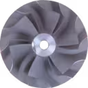 J96 turbocharger compressor wheel 45-degree angle view
