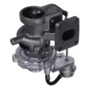 GT1749S Turbocharger Compressor and Turbine Housing View