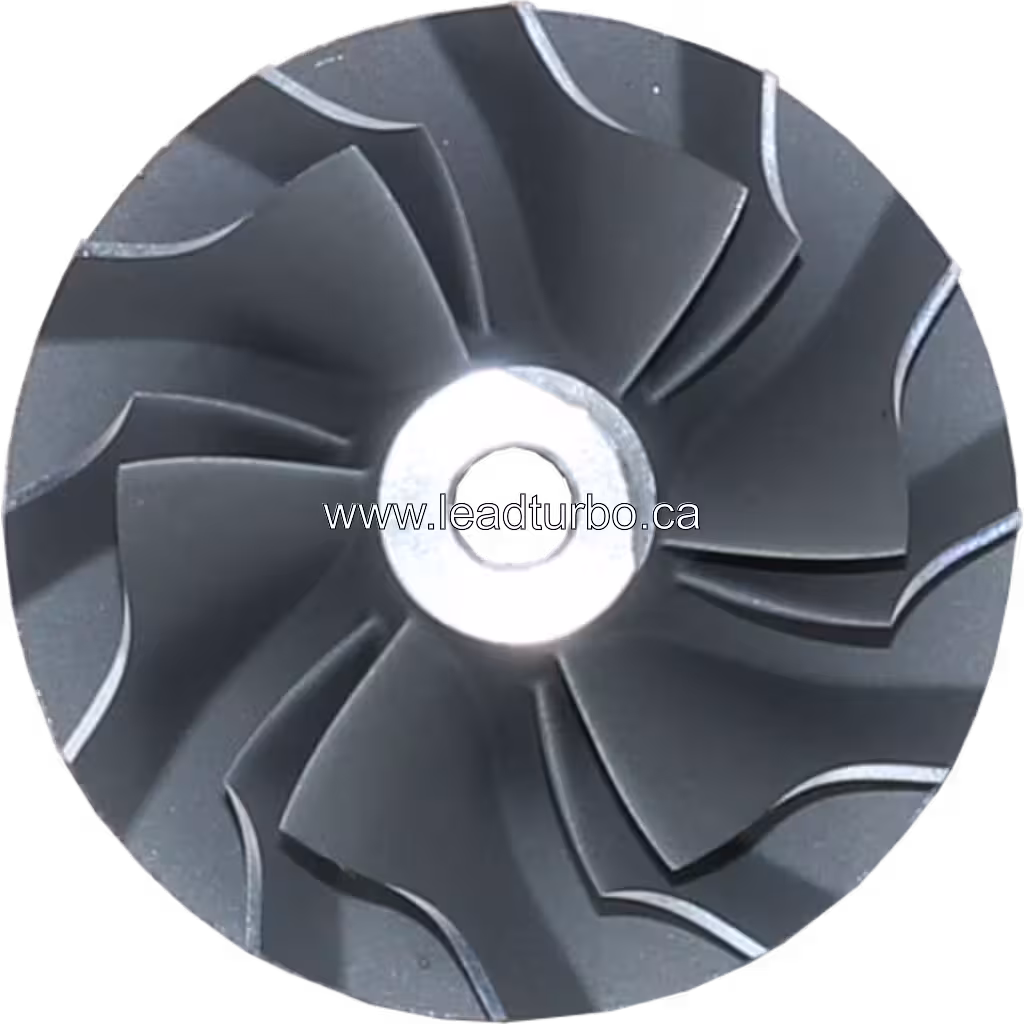 Roue de compresseur 430425-0055 CW pour turbo J96 top view