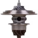 Front view of 12707100003 turbocharger core assembly with turbine and compressor wheels