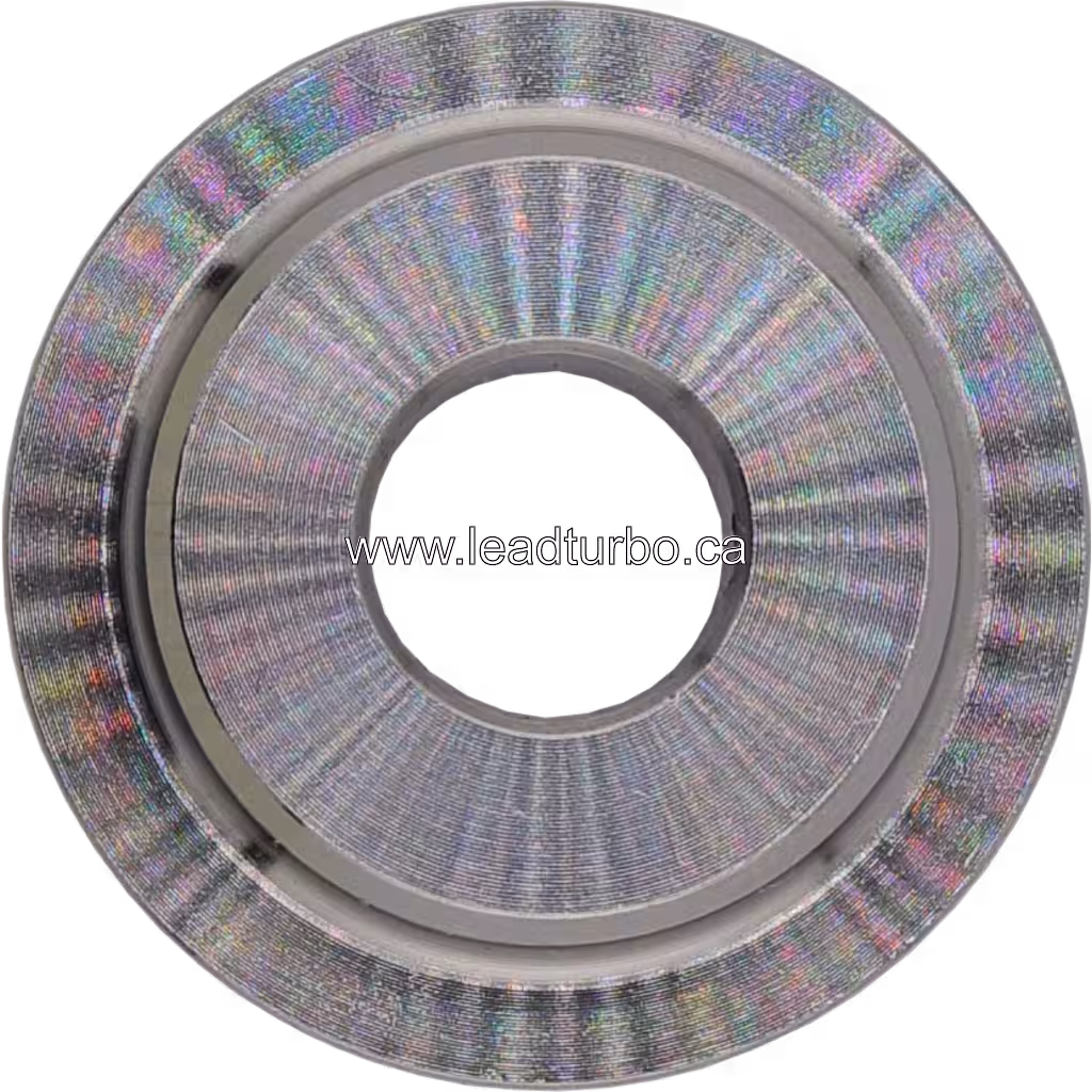 Turbocharger bearing assembly thrust ring components