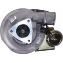 Turbocompresseur 14411-9S000 HT12-19D vue avant avec capuchons bleus