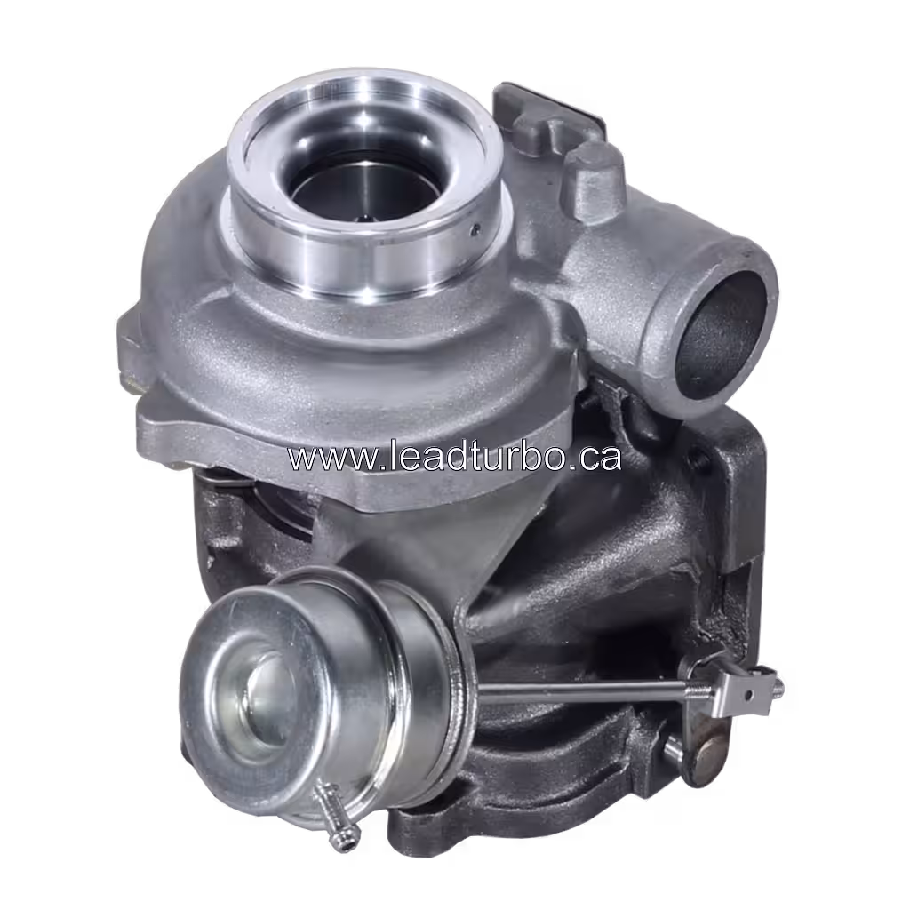 Vue du dessus du turbocompresseur 905292010093 pour IVECO B120, entrée compresseur V-band
