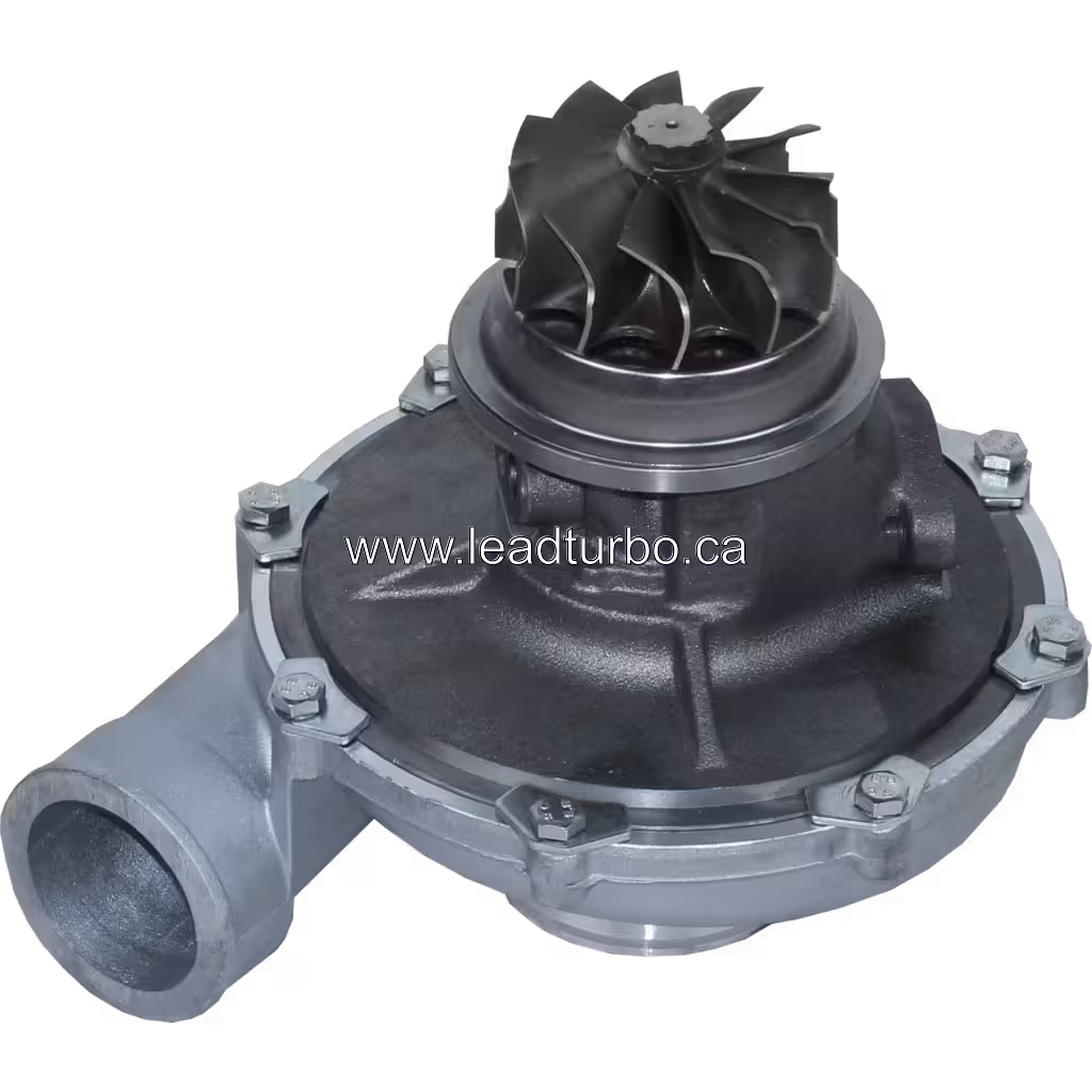 1144003830 Turbocharger RHC92 pour Hitachi EX450 Isuzu 6WG1T bottom 45 degree view