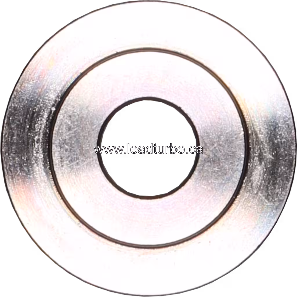 Top view of CT9C turbo thrust ring showing central bore