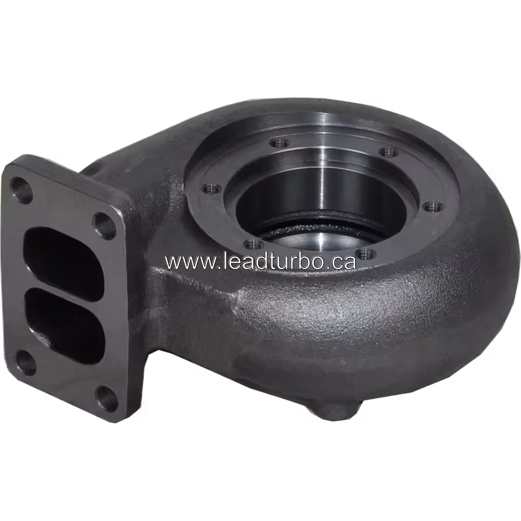 53279716607 TH turbine housing bottom 45-degree angle view