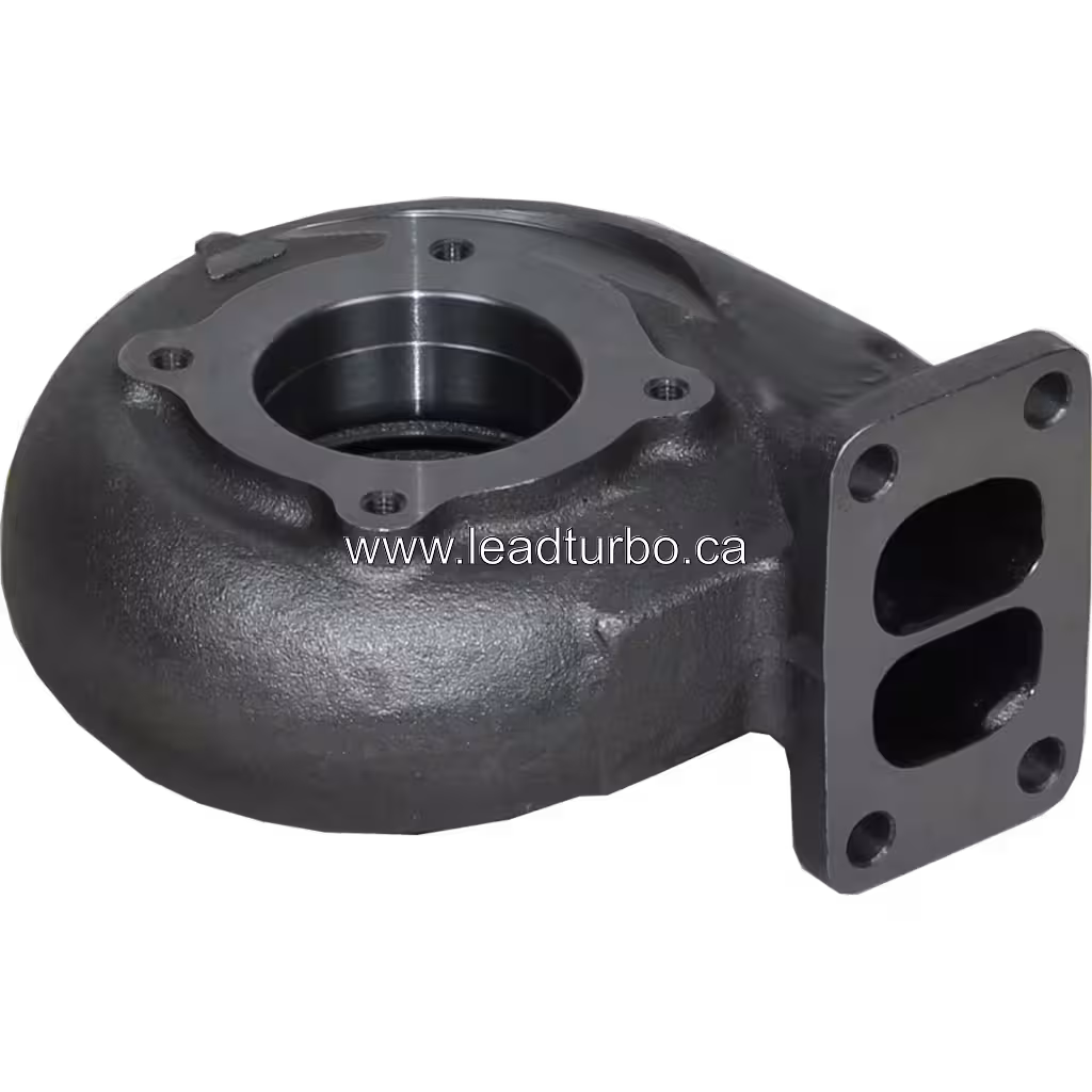 J96 turbine housing top 45-degree angle view