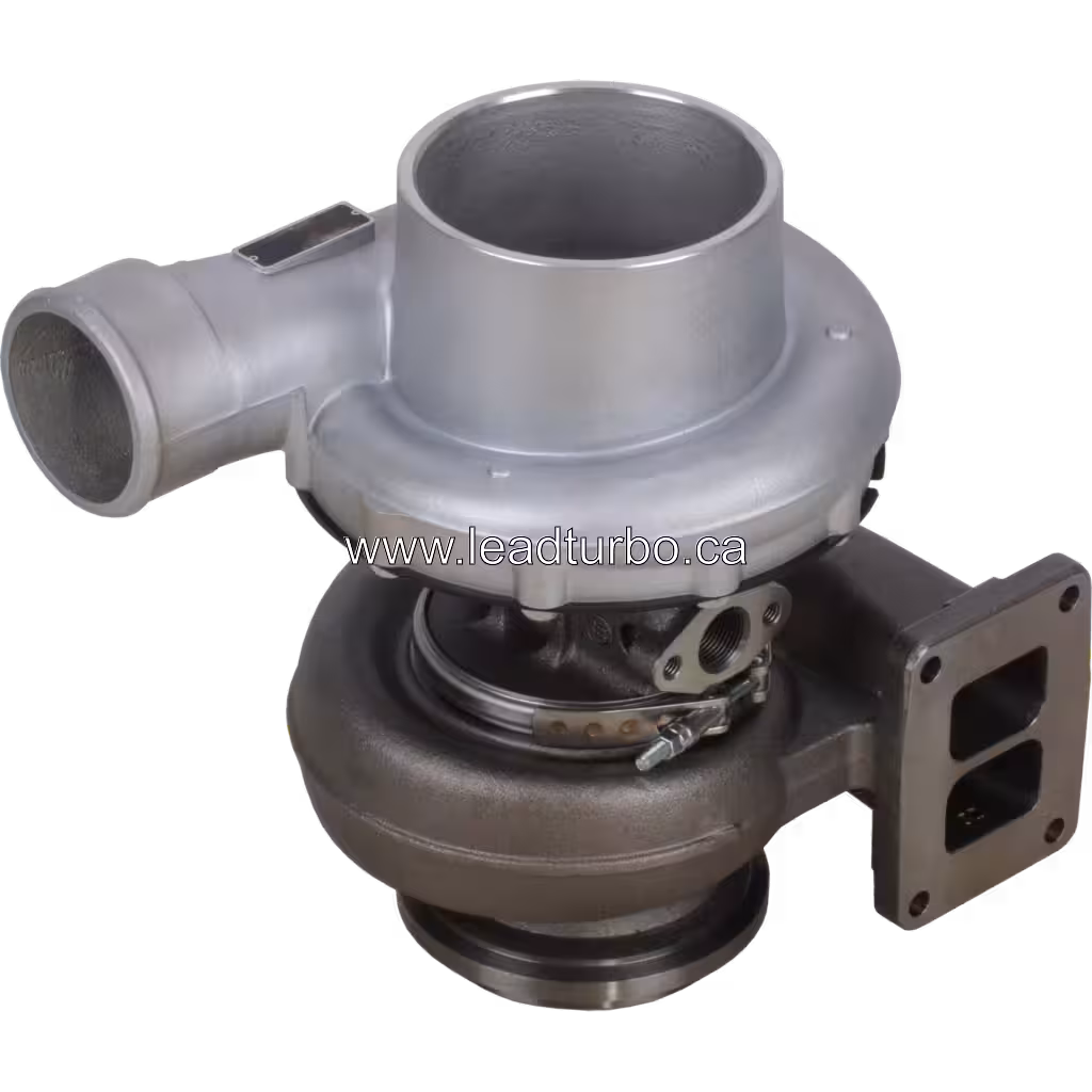 Vue latérale du turbocompresseur Cummins NT320