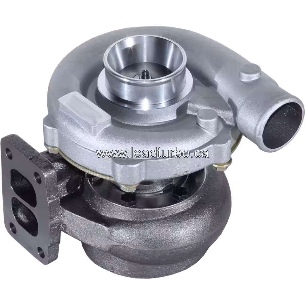Vue avant du turbocompresseur Volvo TD71