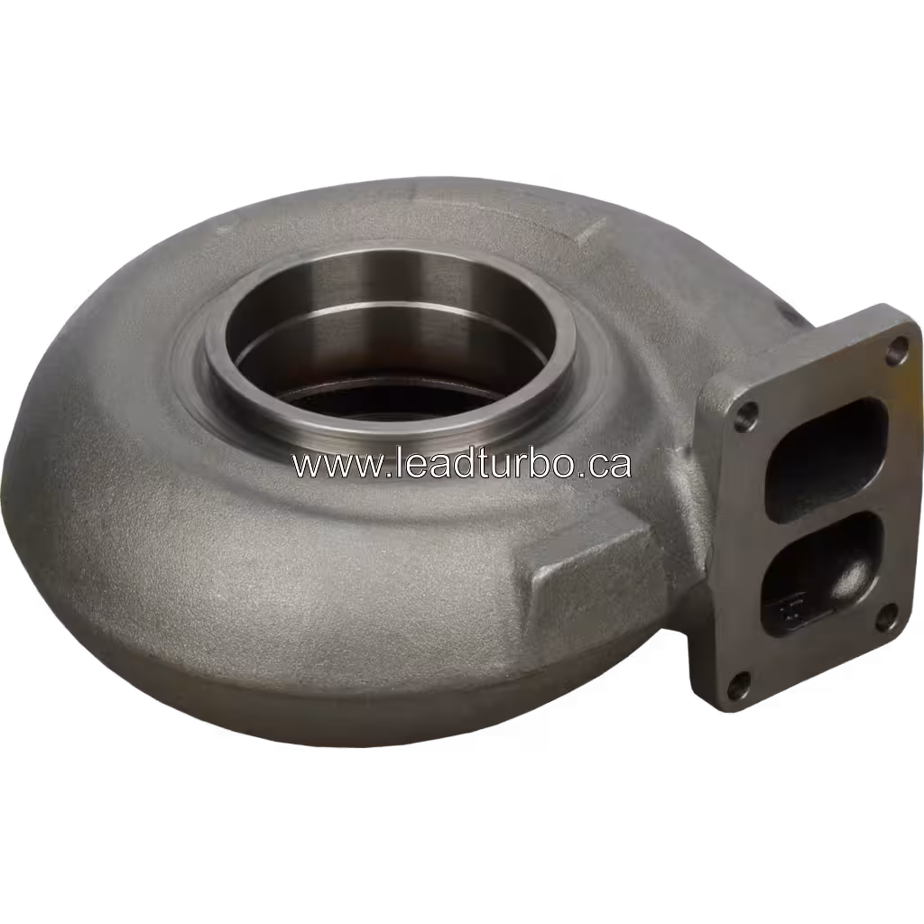 HC5A turbine housing top 45-degree view