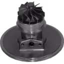 FOR 53299887130 core bottom view showing shaft and wheel alignment