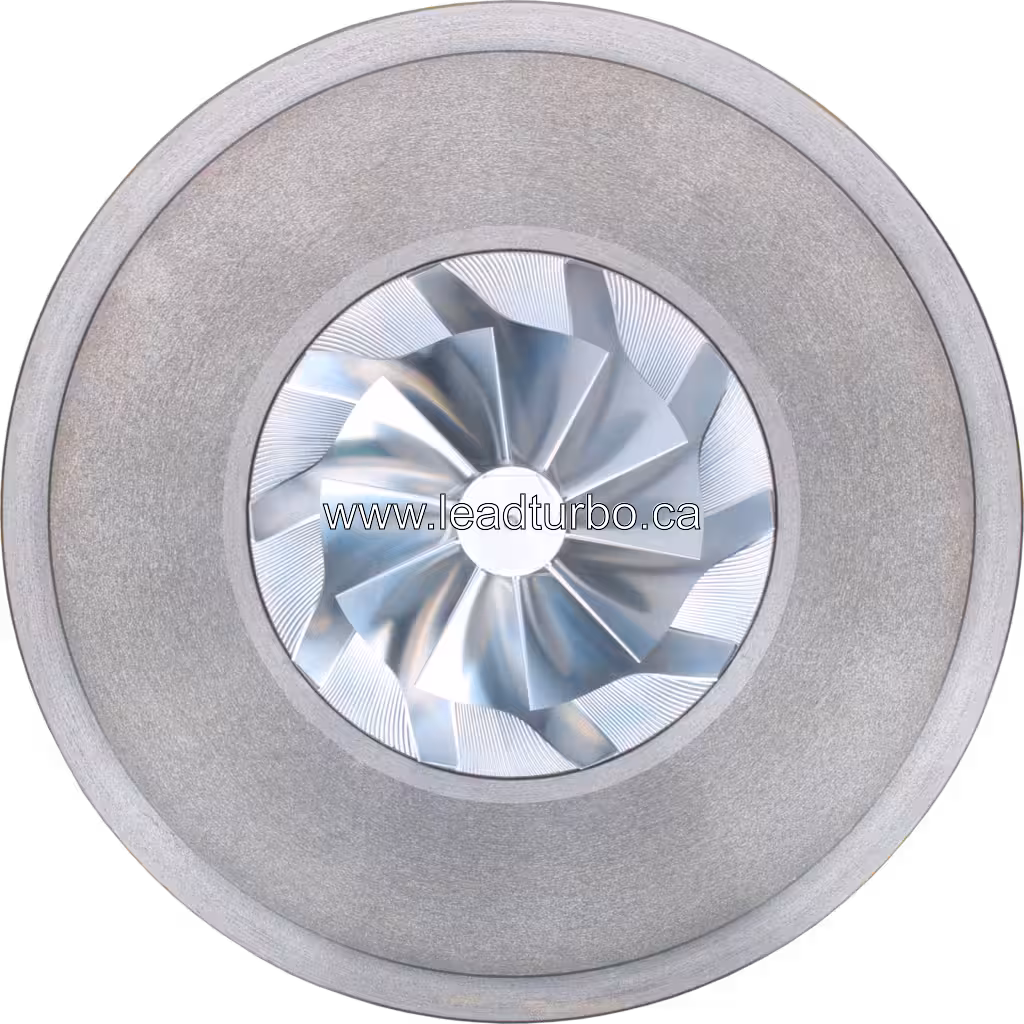757360-0001 GTA5518L Turbocharger Core for CAT C18 top view