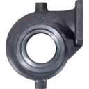 Carcasse de turbine avec port latéral fileté