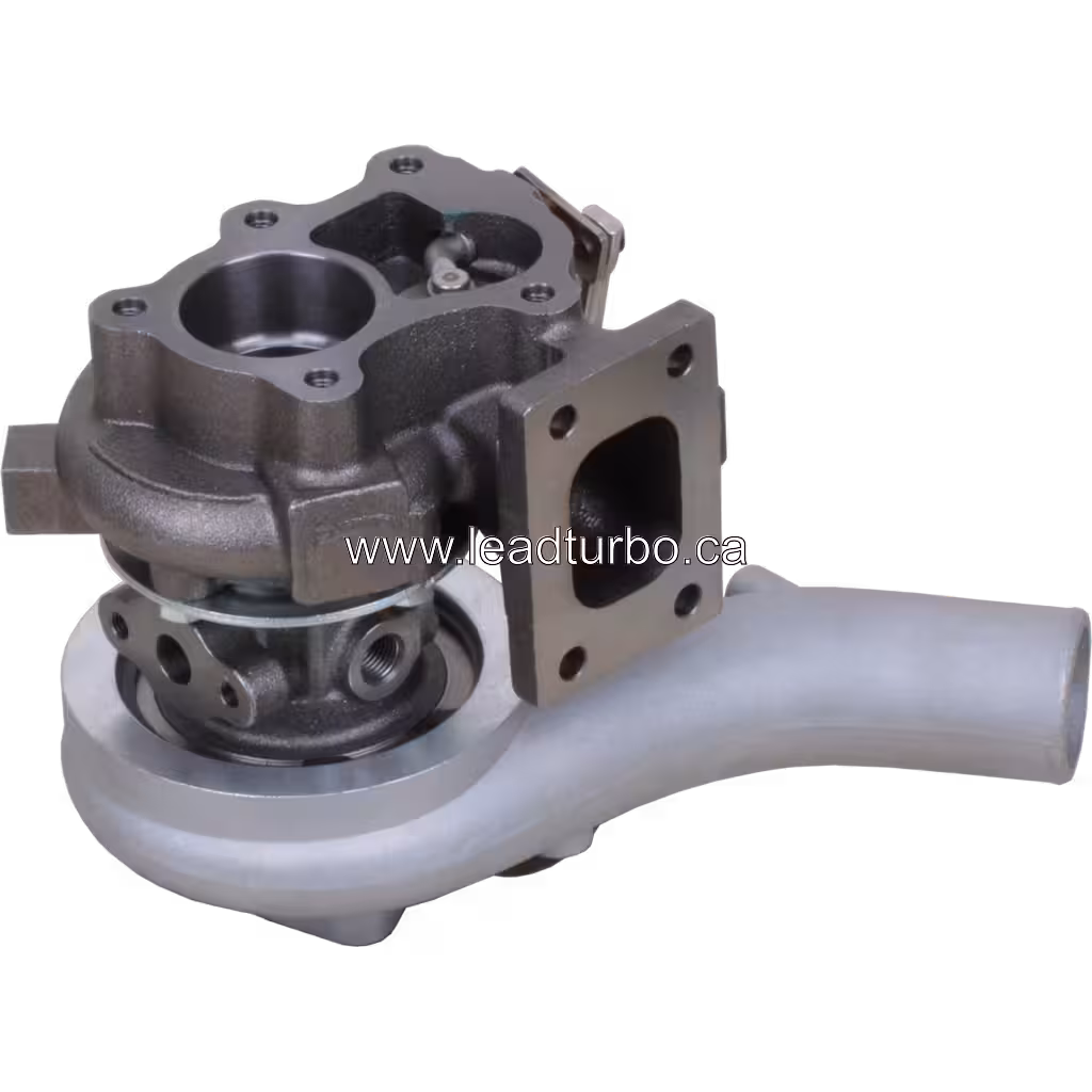 Turbocompresseur 452047-0002 avec logement de compresseur et port d'huile visible