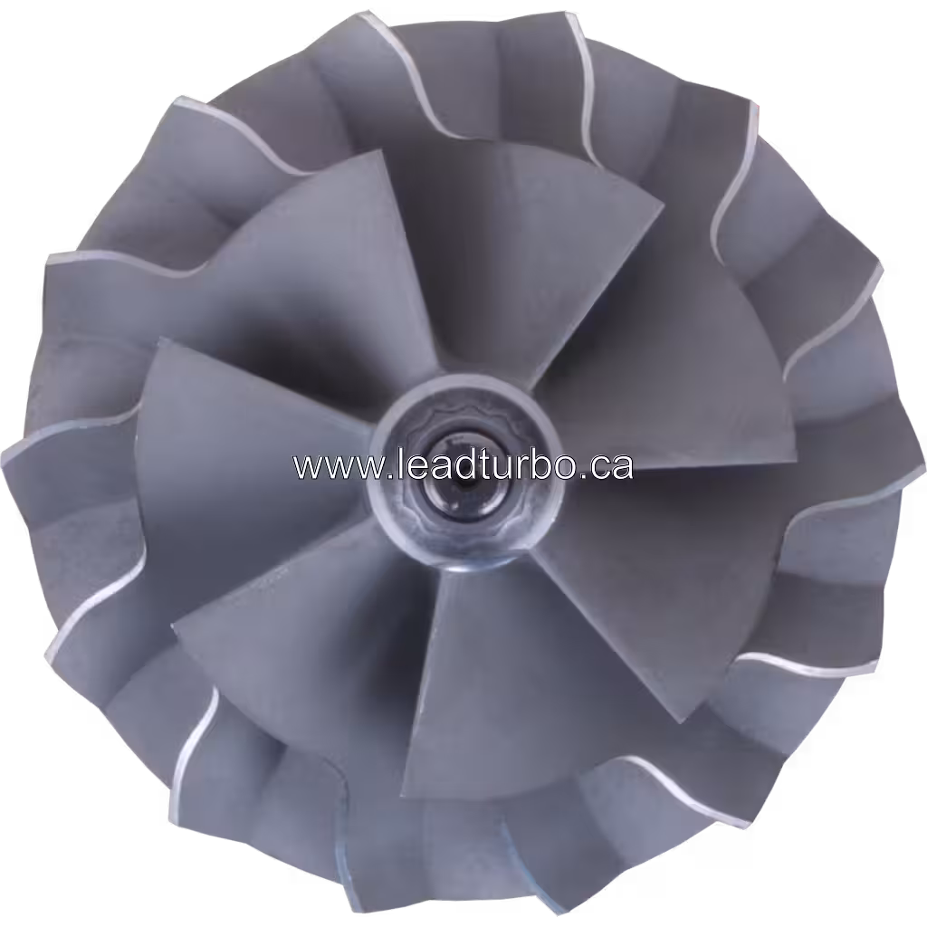 J96 turbo rotor assembly side profile