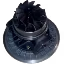Vue de dessous de la roue turbine du core de turbocompresseur 408105-0079