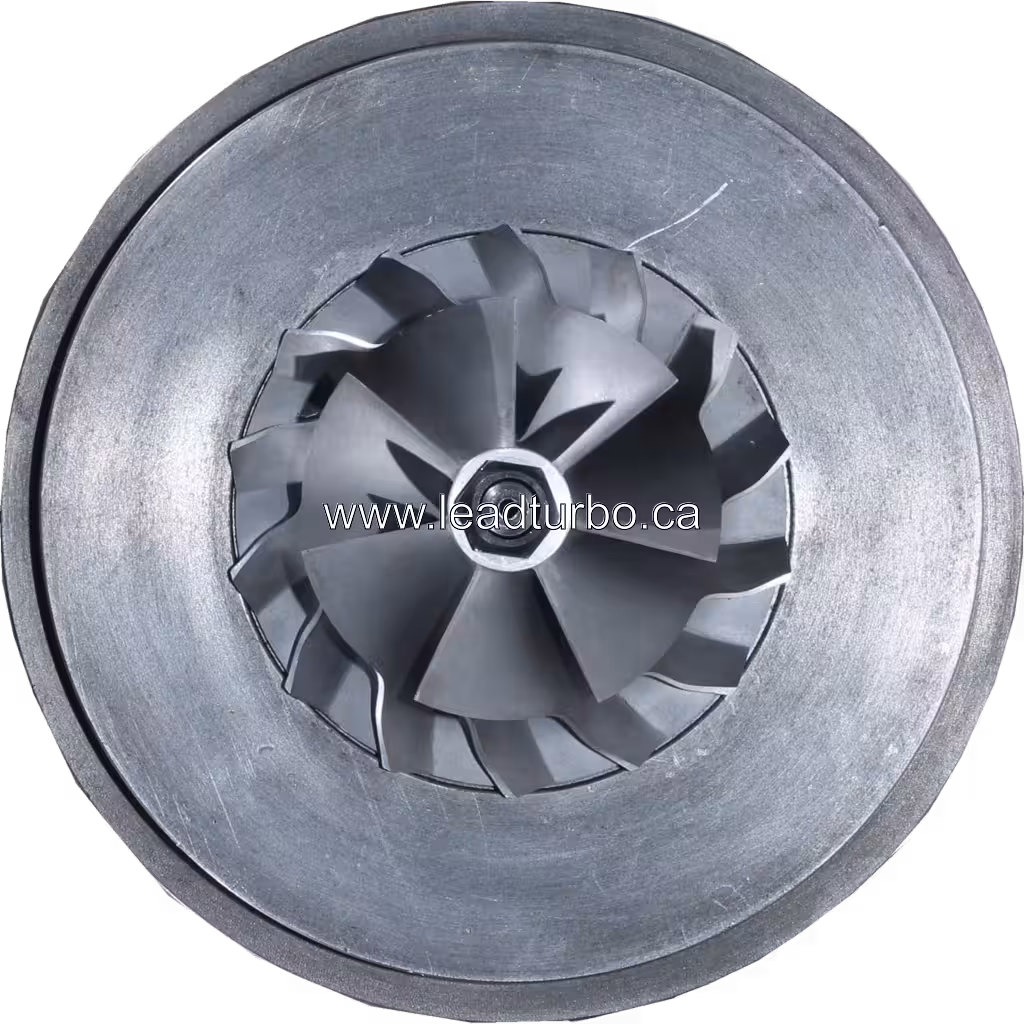 Vue avant du core de turbocompresseur 451686-5008S BTG7508 pour CAT 3406E