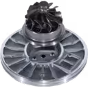 Vue de dessous à 45 degrés du core de turbocompresseur 53277100109