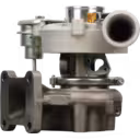 Turbocompresseur CT20 17201-54060 avec carter compresseur argenté et carter turbine gris