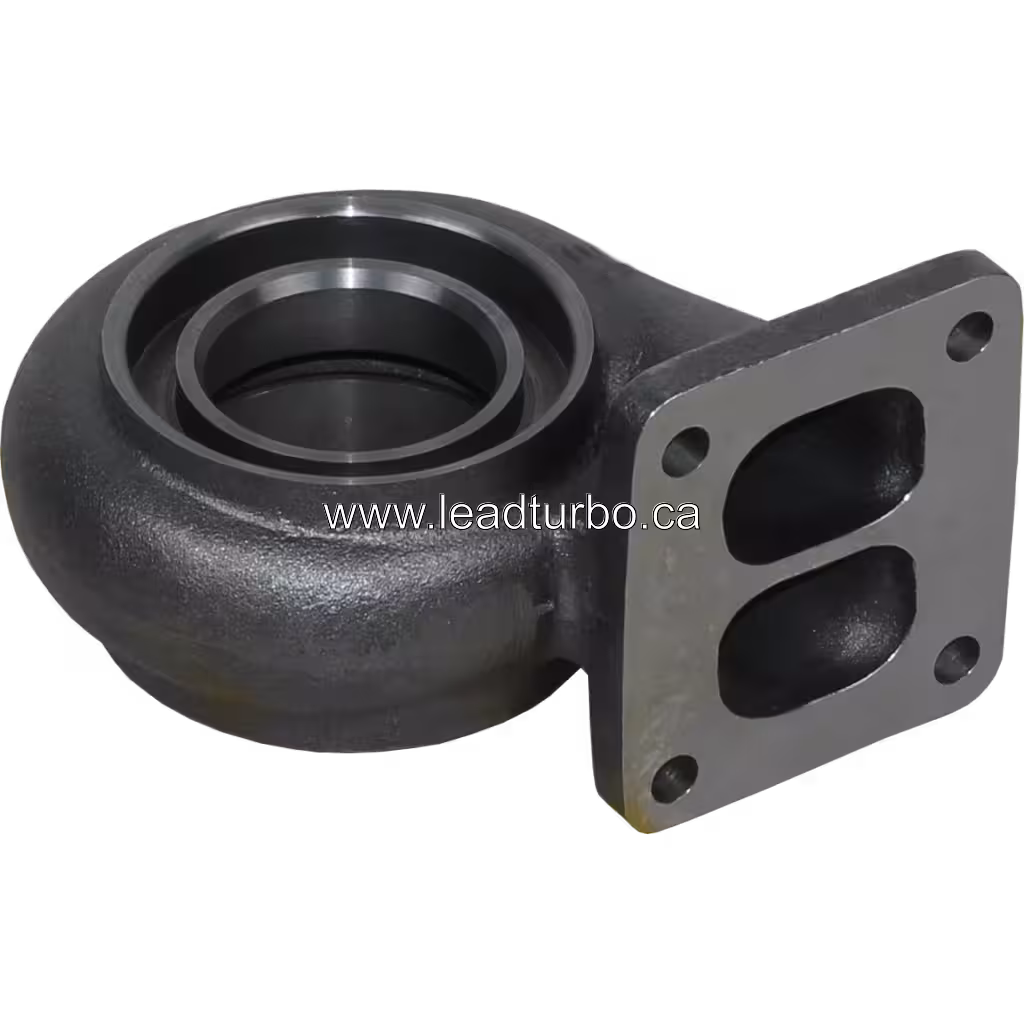 TO4B59 Turbocharger Exhaust Housing Side View