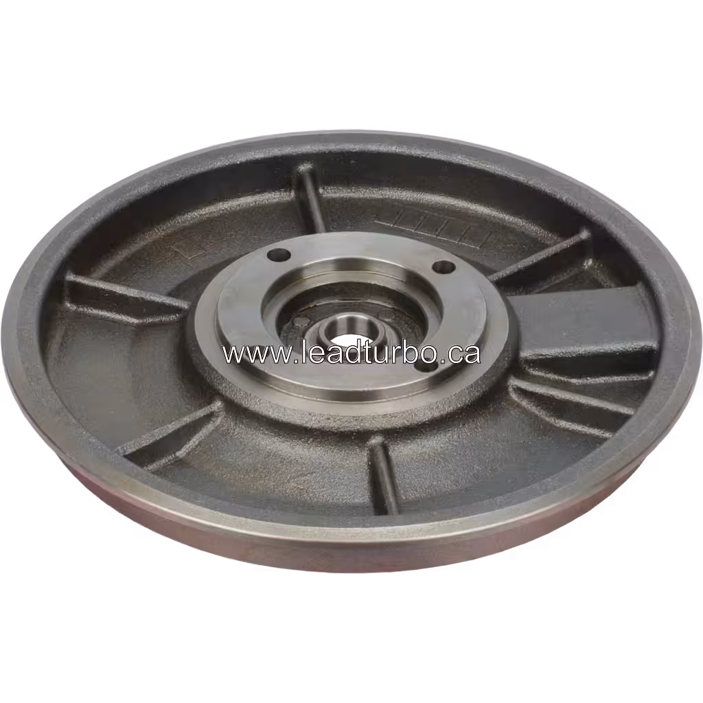 Vue arrière du back plate 3524421 montrant les nervures radiales de support