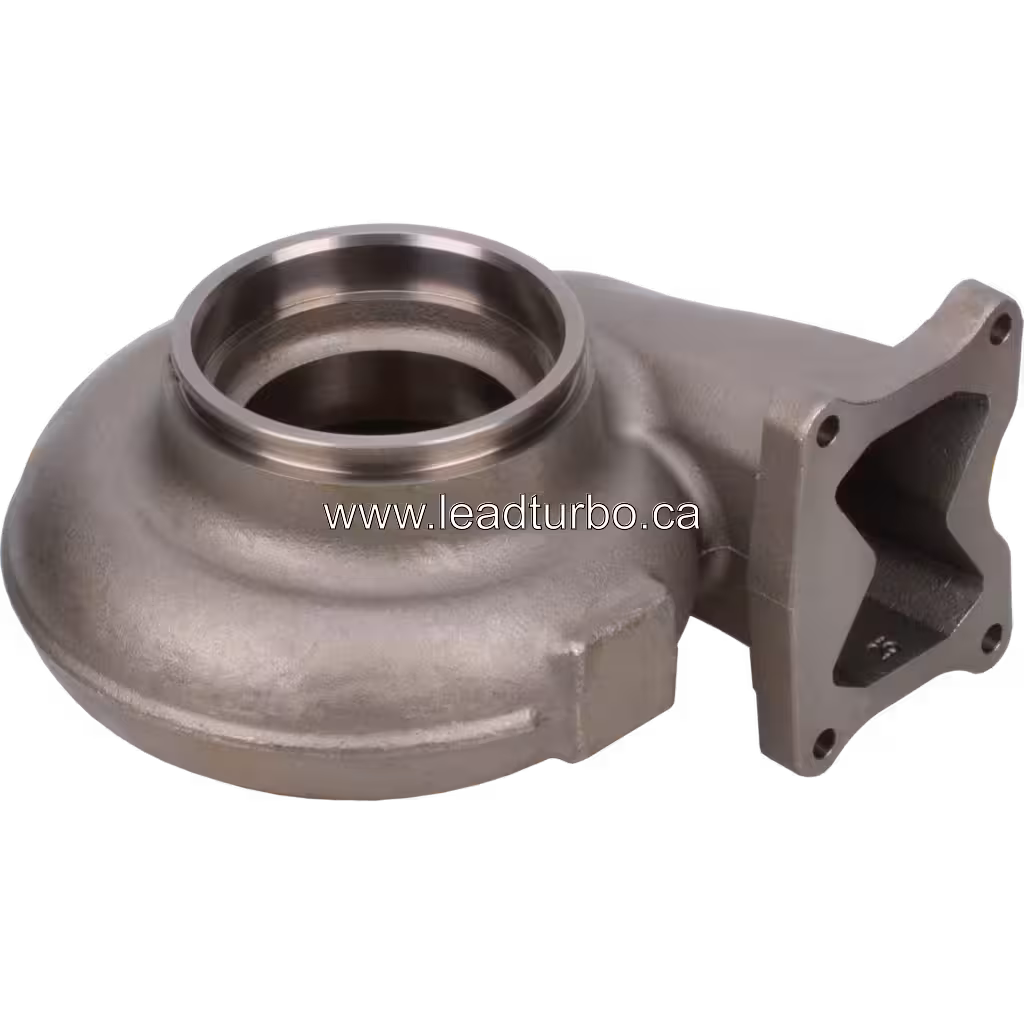 Carcasse turbine Cummins 18W180 avec flanc rectangulaire à 4 trous