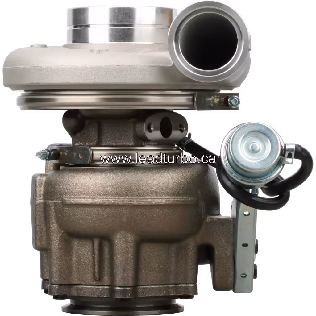 Turbocompresseur 2834546 HX52W avec carter compresseur argenté et carter turbine gris