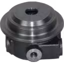 FOR VA440031 BH bearing housing bottom view with smooth metal cover and side ports