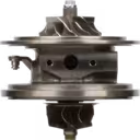 Vue avant du core de turbocompresseur GTB17- FOR 802733-0004 montrant le corps central et les brides