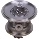 RHB31 turbo core top 45-degree view showing compressor wheel and top flange
