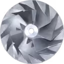 Roue de compresseur J96 avec profil de pales radiales