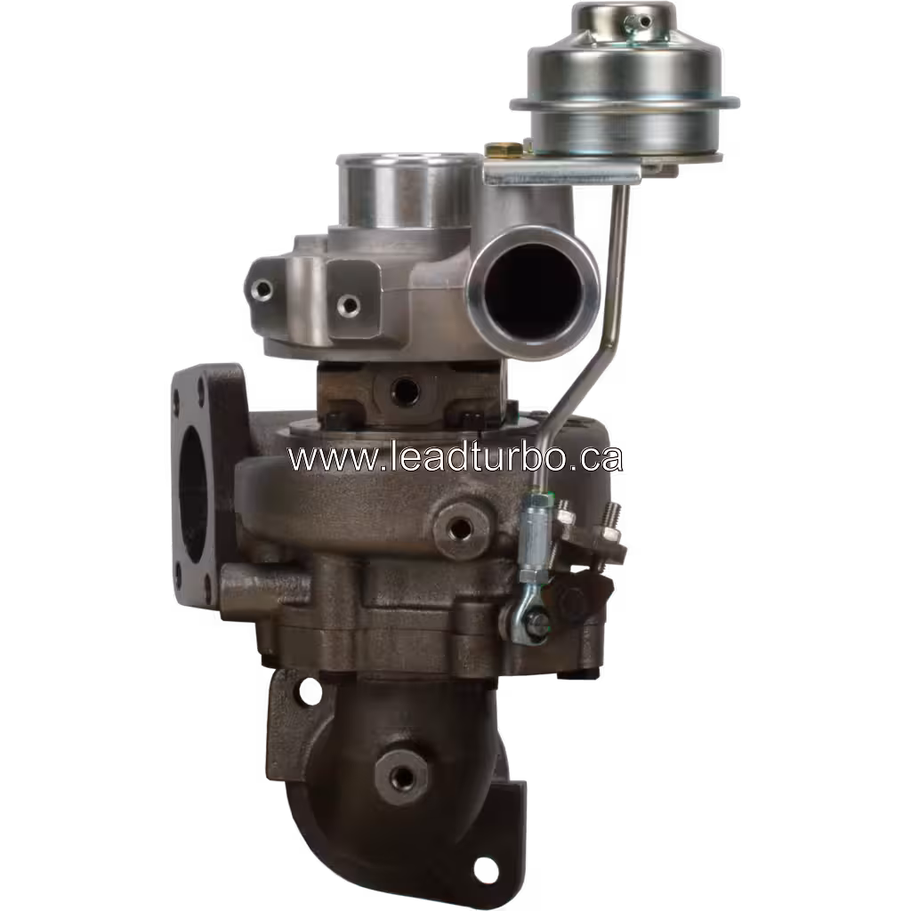 Vue avant du turbochargeur MR968080 TF035HL2-12GK avec boîtier compresseur et actionneur