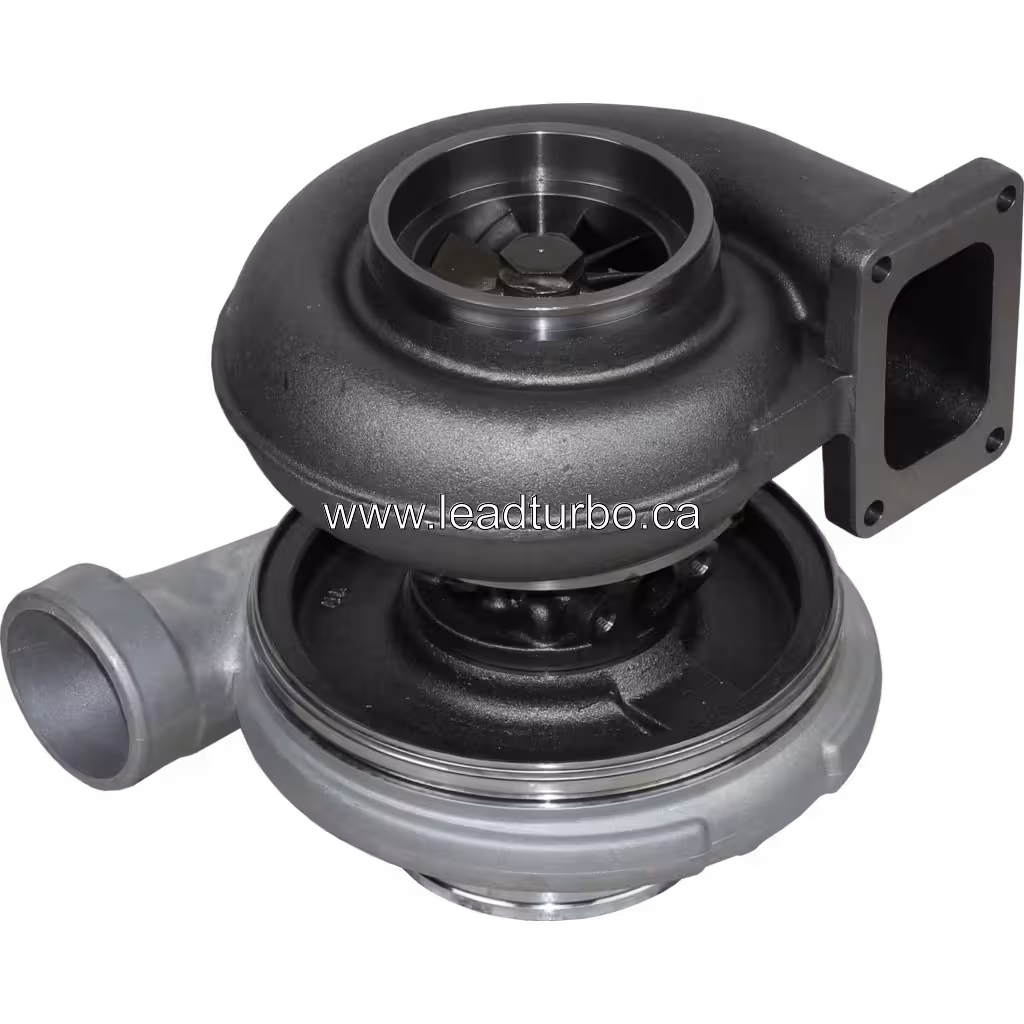 Turbocompresseur 3524451 HC5A pour Cummins KT38 900HP bottom 45 degree view