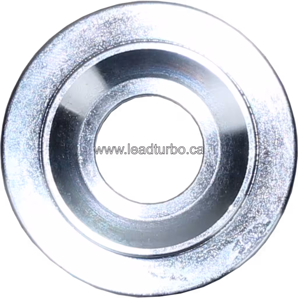 Disque métallique usiné avec bords chanfreins pour application turbo