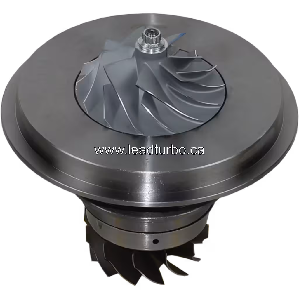 Vue latérale du core de turbocompresseur HX55W