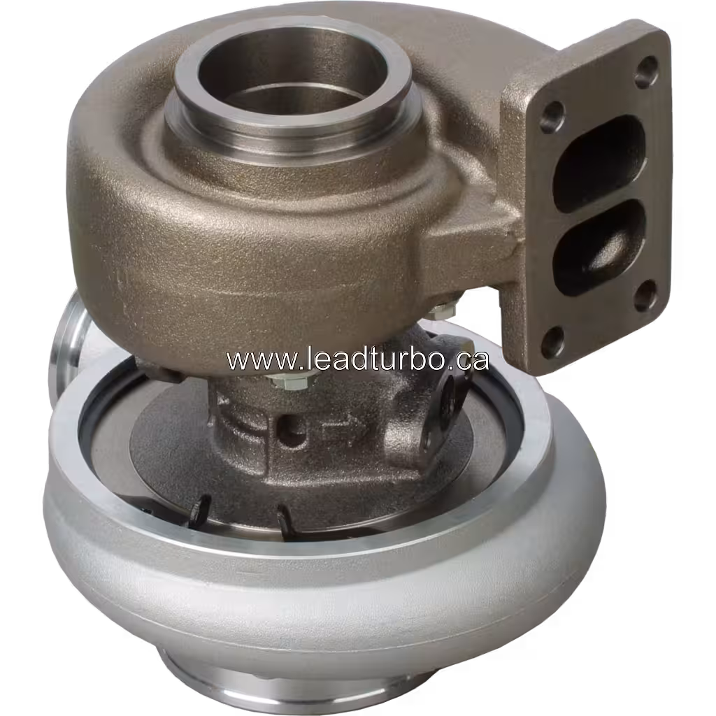 Turbocompresseur HX35 2854829 pour IVECO 160-180HP bottom 45 degree view