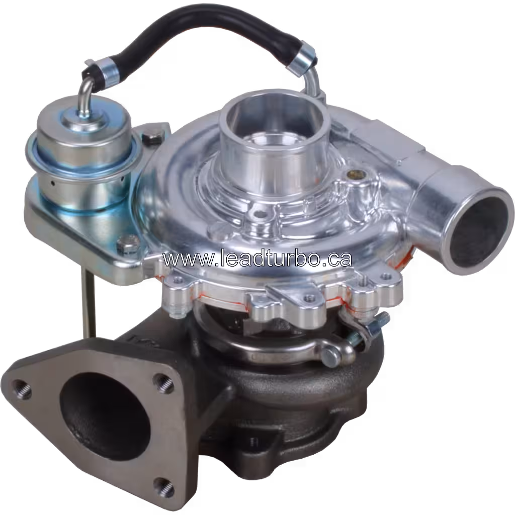 Turbocompresseur Toyota 2KD-FTV avec carter turbine en fonte grise et flange V-band