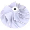 434251-0021 CW Compressor Wheel for CAT 3176C Turbocharger Replacement thumbnail 2