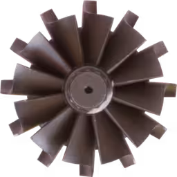 Roue de turbine pour turbo J96, référence 49178-02385-R TW