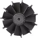 Turbine Wheel 49131-30100 de Rechange pour Kubota Tracteur SR 75 (Moteur F2503-TE-C) thumbnail 1