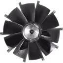 445812-0001 Turbine Wheel Replacement for TA3106 Turbocharger - Volvo/Deutz thumbnail 1